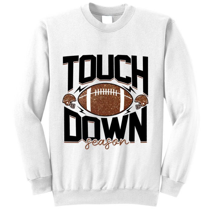 Retro Football Touch Down Season Sweatshirt