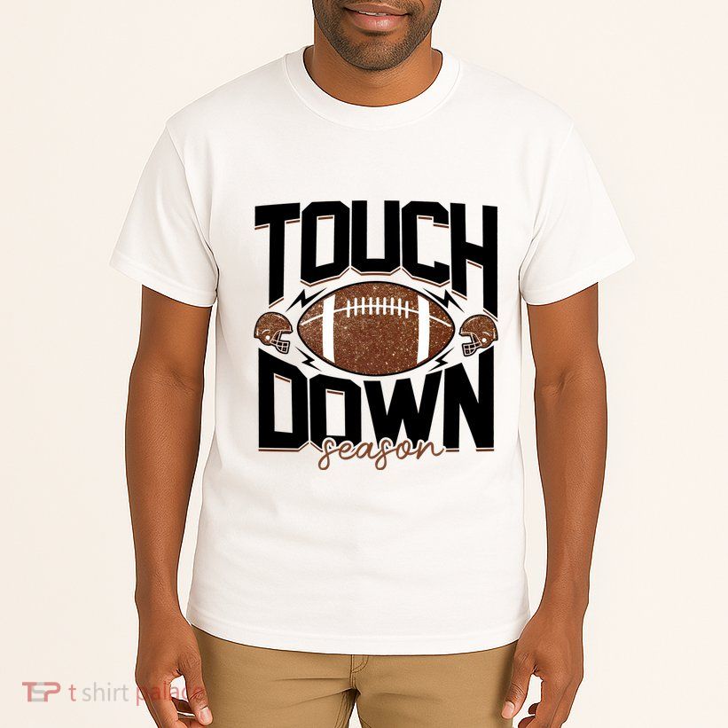 Retro Football Touch Down Season Tall T-Shirt