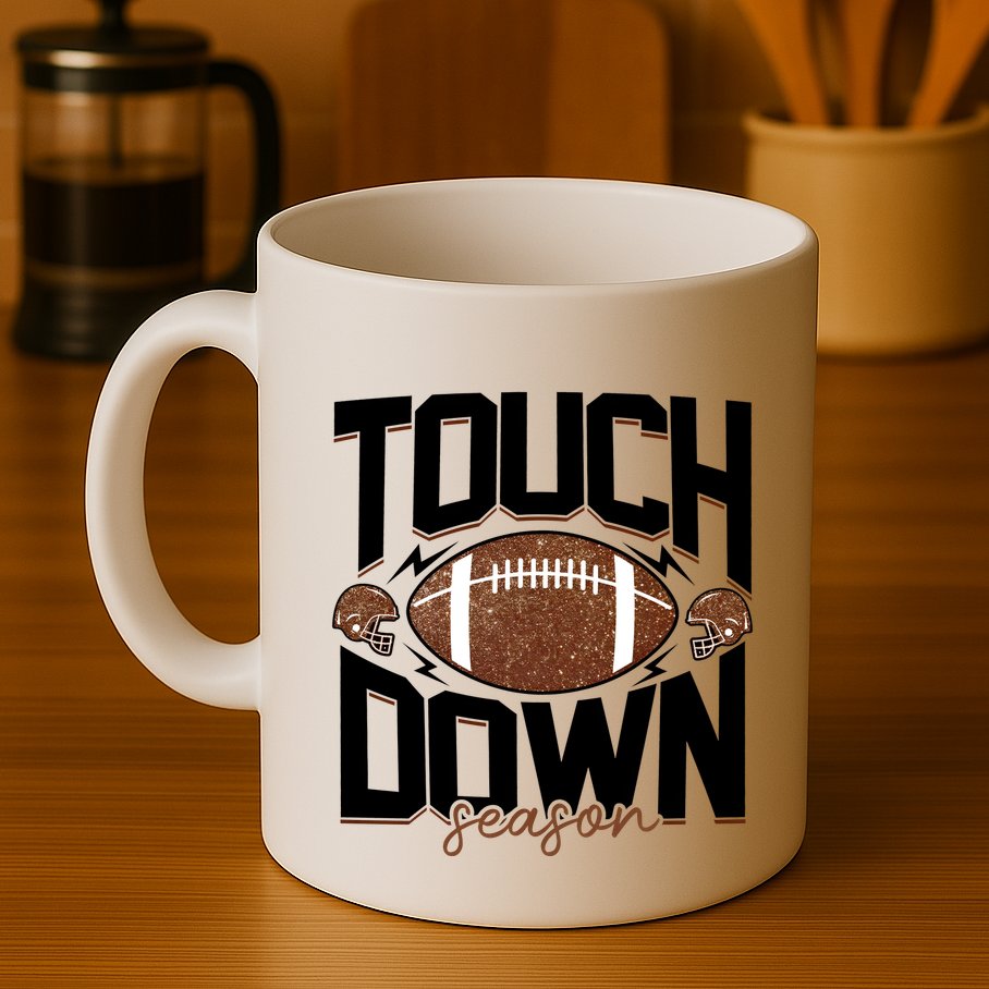 Retro Football Touch Down Season Mug