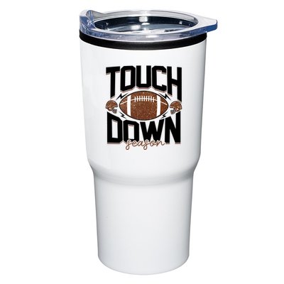 Retro Football Touch Down Season Tumbler