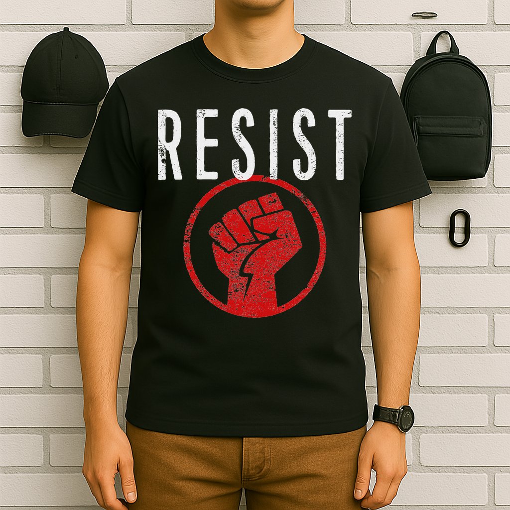 Resist Fist T Be Part Of The Resistance Anti Trump T-Shirt
