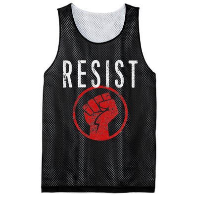 Resist Fist T Be Part Of The Resistance Anti Trump Mesh Reversible Basketball Jersey Tank