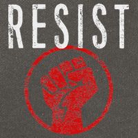 Resist Fist T Be Part Of The Resistance Anti Trump Cotton Canvas Backpack
