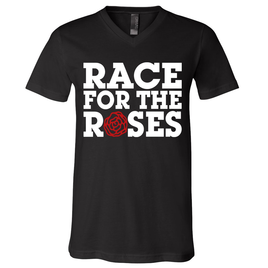 Race For The Roses V-Neck T-Shirt