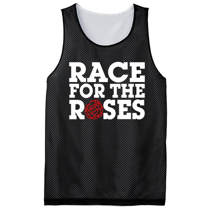 Race For The Roses Mesh Reversible Basketball Jersey Tank