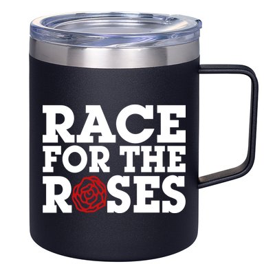 Race For The Roses 12oz Stainless Steel Coffee Mug