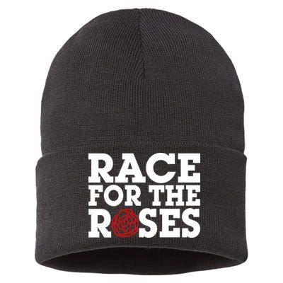 Race For The Roses Sustainable Knit Beanie