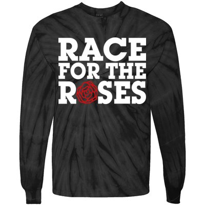 Race For The Roses Tie-Dye Long Sleeve Shirt