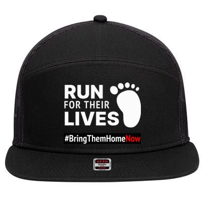 Run for Their Lives 7 Panel Mesh Trucker Snapback Hat