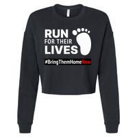 Run for Their Lives Cropped Pullover Crew