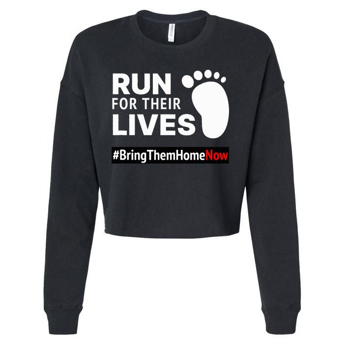Run for Their Lives Cropped Pullover Crew