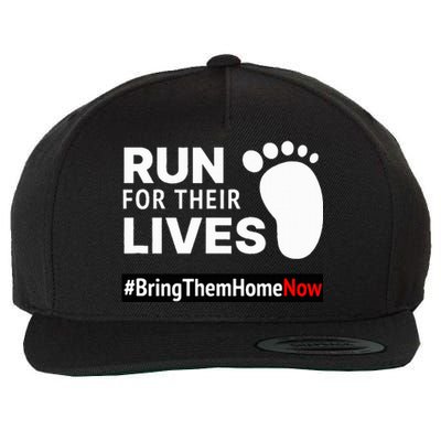 Run for Their Lives Wool Snapback Cap