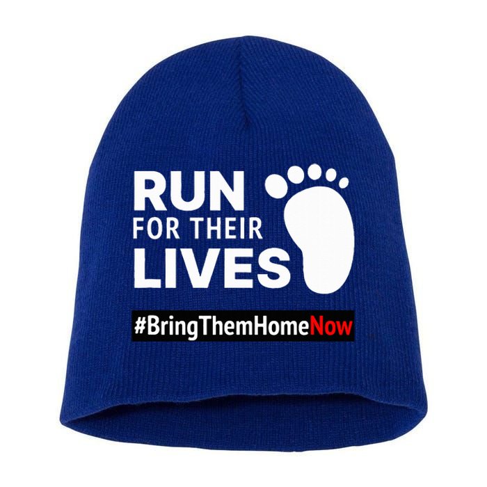 Run for Their Lives Short Acrylic Beanie