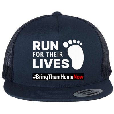 Run for Their Lives Flat Bill Trucker Hat