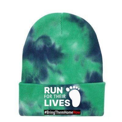 Run for Their Lives Tie Dye 12in Knit Beanie