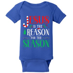 Reason for the Season Celebrating Christmas with Jesus Baby Bodysuit