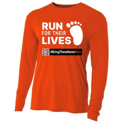 Run For Their Lives Bring Them Home Now Cooling Performance Long Sleeve Crew