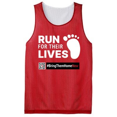 Run For Their Lives Bring Them Home Now Mesh Reversible Basketball Jersey Tank