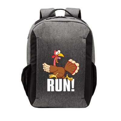 Run! Funny Thanksgiving Running 5k Race Turkey Trot Great Gift Vector Backpack