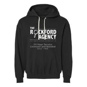 Rockford Files The Rockford Agency Classic Tv Garment-Dyed Fleece Hoodie