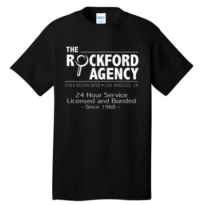 Rockford Files The Rockford Agency Classic Tv Tall T-Shirt