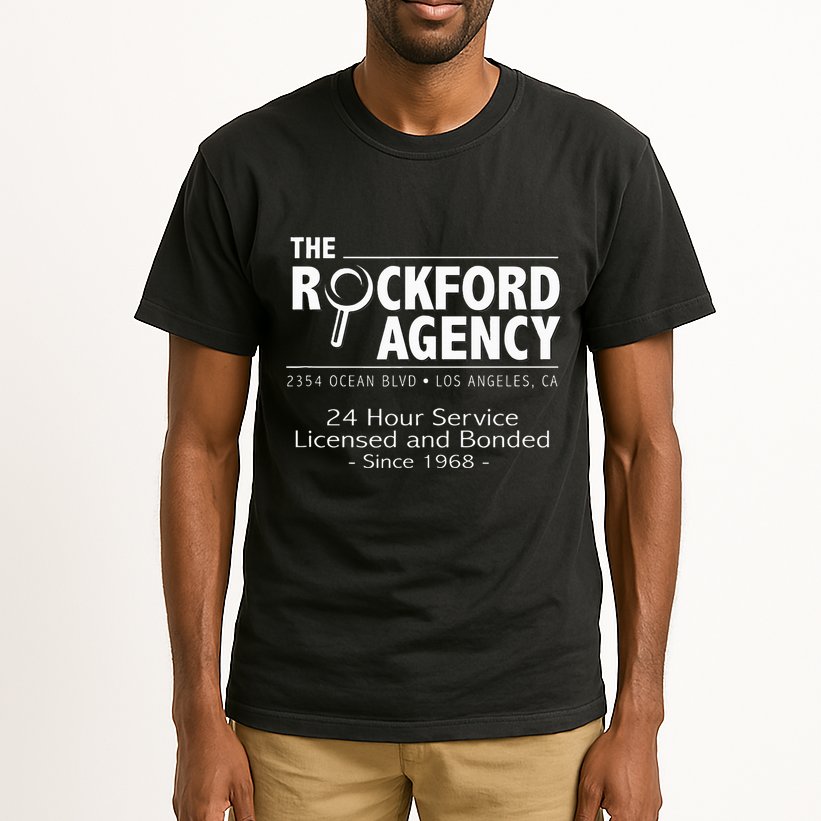 Rockford Files The Rockford Agency Classic Tv Tall T-Shirt
