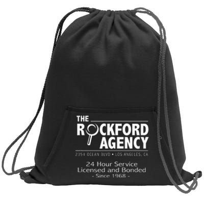 Rockford Files The Rockford Agency Classic Tv Sweatshirt Cinch Pack Bag