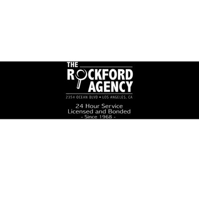 Rockford Files The Rockford Agency Classic Tv Bumper Sticker