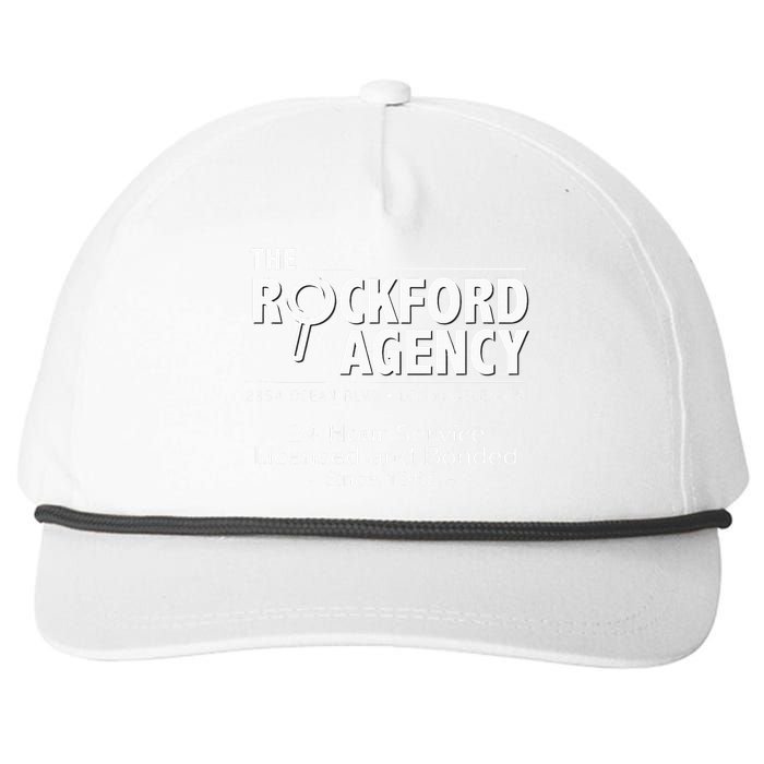 Rockford Files The Rockford Agency Classic Tv Snapback Five-Panel Rope Hat