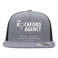 Rockford Files The Rockford Agency Classic Tv Flat Bill Trucker Hat