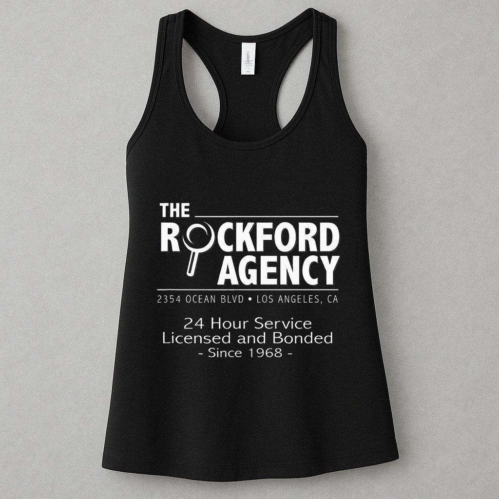 Rockford Files The Rockford Agency Classic Tv Womens Tank Top