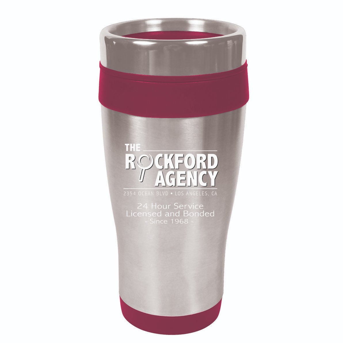 Rockford Files The Rockford Agency Classic Tv 16oz Travel Tumbler