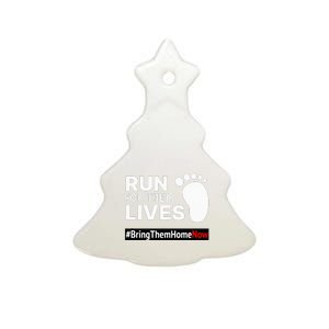 Run for Their Lives Ceramic Tree Ornament