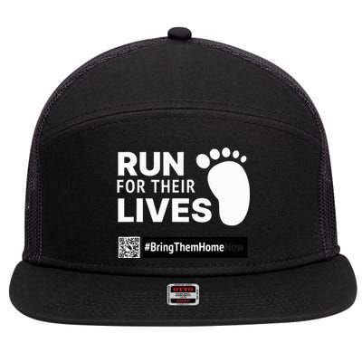 Run for Their Lives 7 Panel Mesh Trucker Snapback Hat