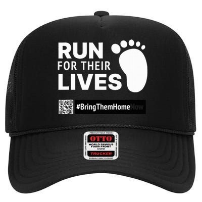 Run for Their Lives High Crown Mesh Back Trucker Hat