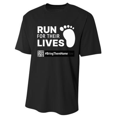 Run for Their Lives Performance Sprint T-Shirt