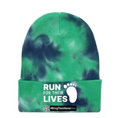 Run for Their Lives Tie Dye 12in Knit Beanie