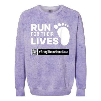 Run For Their Lives Colorblast Crewneck Sweatshirt