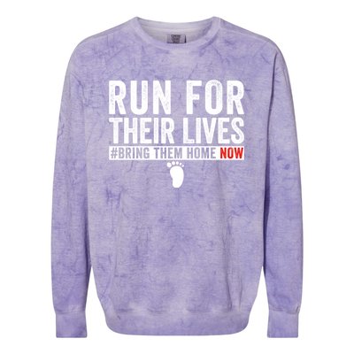 Run For Their Lives Colorblast Crewneck Sweatshirt