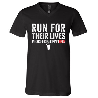 Run For Their Lives V-Neck T-Shirt