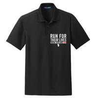 Run For Their Lives Dry Zone Grid Polo