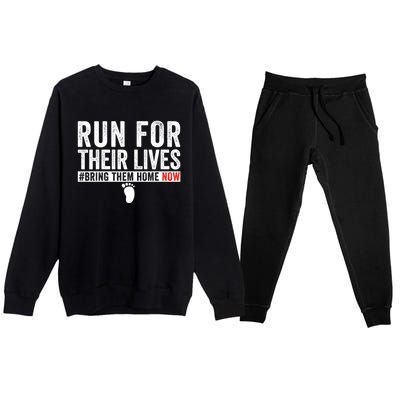 Run For Their Lives Premium Crewneck Sweatsuit Set