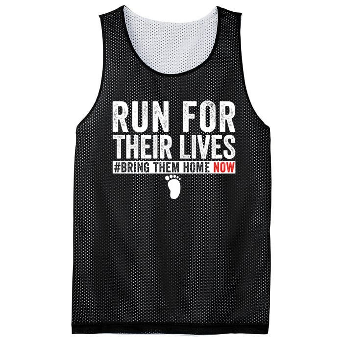 Run For Their Lives Mesh Reversible Basketball Jersey Tank