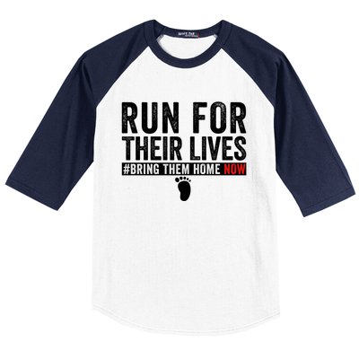 Run For Their Lives Baseball Sleeve Shirt