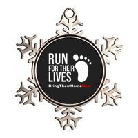 Run For Their Lives Metallic Star Ornament