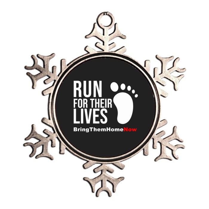 Run For Their Lives Metallic Star Ornament