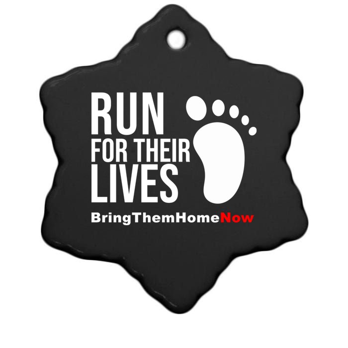 Run For Their Lives Ceramic Star Ornament