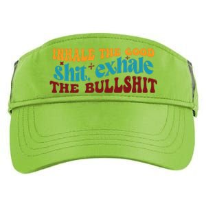 Retro Funny T , Inhale The Adult Drive Performance Visor