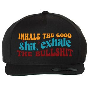 Retro Funny T , Inhale The Wool Snapback Cap