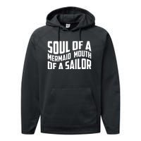 Retro Funny T , Soul Of A Me Performance Fleece Hoodie